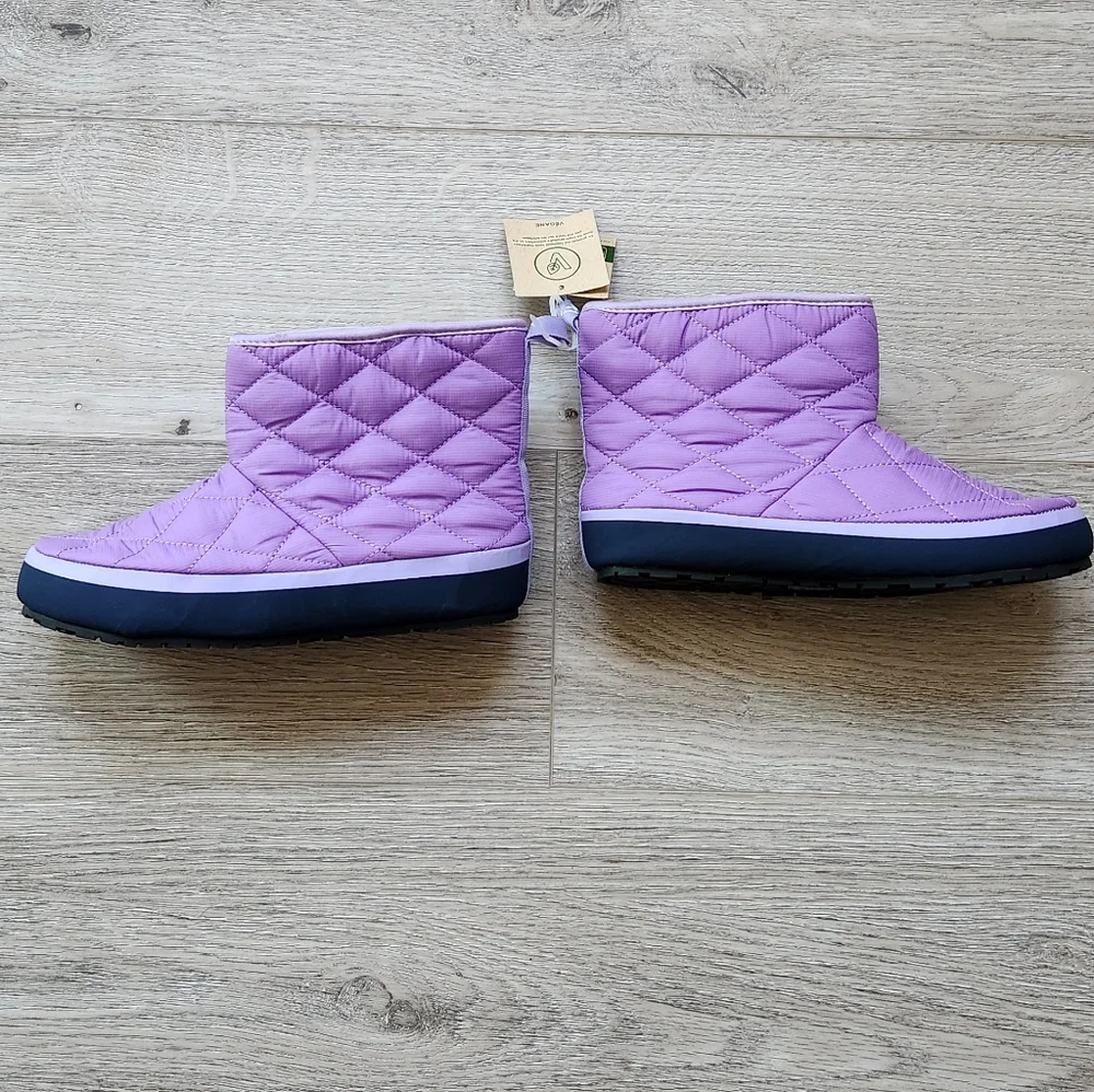 Kamik Purple Boot Girls 5 Puffy Mid Slipper Winter Boot Nwt
